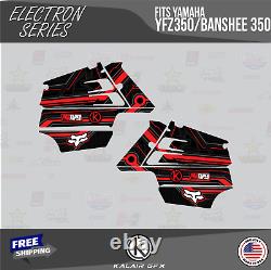 Graphics Kit for Yamaha YFZ350 Banshee 350-16 MIL Electron Red