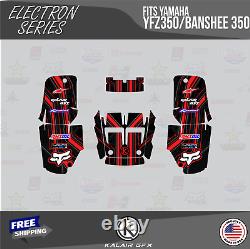 Graphics Kit for Yamaha YFZ350 Banshee 350-16 MIL Electron Red