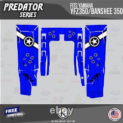 Graphics Kit for Yamaha YFZ350 Banshee 350-16 MIL Predator Blue