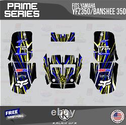 Graphics Kit for Yamaha YFZ350 Banshee 350-16 MIL Prime Blue