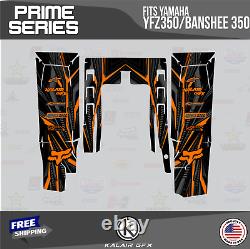 Graphics Kit for Yamaha YFZ350 Banshee 350-16 MIL Prime Orange