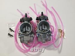 Keihin Yamaha Banshee 350 35mm 35 mm PWK Carb Pair Carbs Air Striker w jets