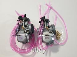 Keihin Yamaha Banshee 350 35mm 35 mm PWK Carb Pair Carbs Air Striker w jets