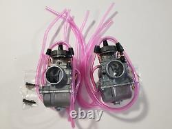 Keihin Yamaha Banshee 350 35mm 35 mm PWK Carb Pair Carbs Air Striker w jets