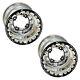 Keizer Forged Beadlock Rear Wheels Rims 9 Polished Yamaha Banshee Raptor Yfz