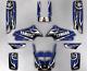 Kit Graphics For Yamaha Banshee 350, Kit Decals, Stickers, Graphics Blue White
