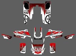 Kit Graphics decals for yamaha banshee 350 yfz 350 red white fast ship by DHL