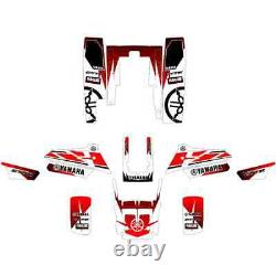 Kit Graphics decals for yamaha banshee 350 yfz 350 red white fast ship by DHL