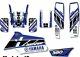 Kit Graphics For Yamaha Banshee 350, Kit Decals, Stickers, Graphics Blue 1