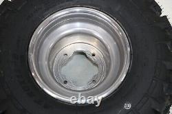 NEW 20x11x9 rear tires + wheels rims Yamaha Banshee Raptor YFZ450 POLISHED