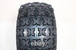 NEW 20x11x9 rear tires + wheels rims Yamaha Banshee Raptor YFZ450 POLISHED