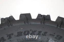 NEW 20x11x9 rear tires + wheels rims Yamaha Banshee Raptor YFZ450 POLISHED