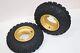 New 21x7x10 Front Tires + Wheels Rims Yamaha Banshee Raptor Yfz450 Gold