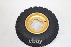 NEW 21x7x10 front tires + wheels rims Yamaha Banshee Raptor YFZ450 GOLD