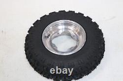 NEW 21x7x10 front tires + wheels rims Yamaha Banshee Raptor YFZ450 POLISHED