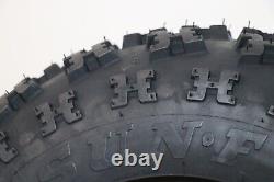 NEW 21x7x10 front tires + wheels rims Yamaha Banshee Raptor YFZ450 POLISHED