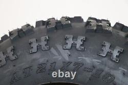 NEW 21x7x10 front tires + wheels rims Yamaha Banshee Raptor YFZ450 POLISHED