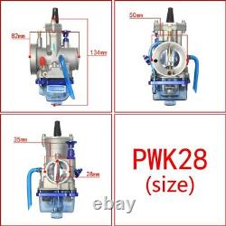 NEW 2x 28mm PWK carburetor set aftermarket Banshee POWERJET RACE torque carbs