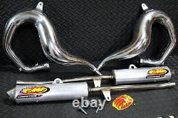 NEW FMF Fatty exhaust Pipes & Power core 2 silencers Yamaha Banshee 1987-2006