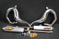 NEW FMF Fatty exhaust Pipes & Power core 2 silencers Yamaha Banshee 1987-2006