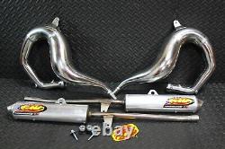 NEW FMF Fatty exhaust Pipes & Power core 2 silencers Yamaha Banshee 1987-2006