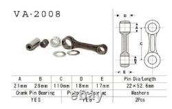 NEW For Yamaha Banshee YFZ 350 Heavy Duty Crank Bearings Crankshaft Rods 87-06