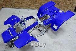 NEW OEM 1987-2006 Yamaha Banshee fenders front + rear plastic body BLUE