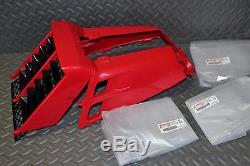 NEW OEM factory Yamaha Banshee gas tank plastic wrap + grill RED fits 1987-2006