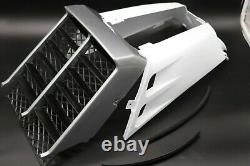 NEW Vito's Yamaha Banshee plastic gas tank side covers + grill 2006 WHITE SILVER