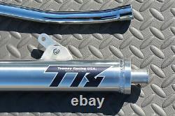 NEW Yamaha Banshee CHROME Toomey Racing T5 Pipes + T-5 silencers 1987-2006