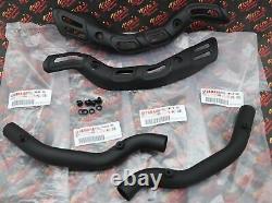 NEW Yamaha Banshee HEAT SHIELDS + mid pipes OEM factory exhaust pipes + bolts