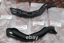 NEW Yamaha Banshee HEAT SHIELDS + mid pipes OEM factory exhaust pipes + bolts
