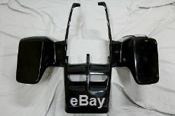 NEW Yamaha Banshee fenders front + rear plastic body 1987-2006 BLACK free ship