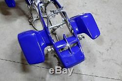 NEW factory OEM 1987-2006 Yamaha Banshee fenders plastic body BLUE front only
