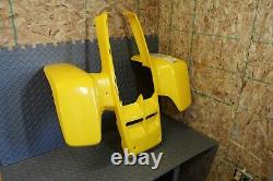 NEW factory OEM 1987-2006 Yamaha Banshee fenders plastic body YELLOW front only