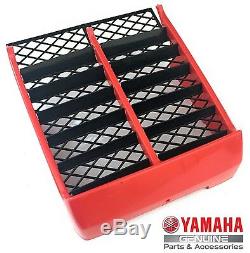 New Oem Yamaha Banshee Yfz350 Radiator Cover Grill Front Panel Red 1987 2006
