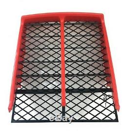 New Oem Yamaha Banshee Yfz350 Radiator Cover Grill Front Panel Red 1987 2006