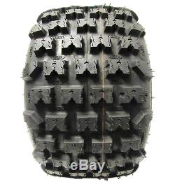 New Rush Pro ATV Tires (2) 21x7x10 (2) 20x11x9 6 Ply Yamaha Banshee/Raptor 350