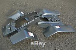 New Yamaha Banshee Yfz350 Stealth Black Plastic Front And Rear Fender Set