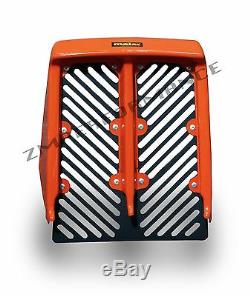 New Yamaha Banshee Yfz350 Zest Orange Plastic Radiator Cover