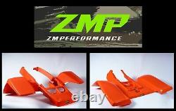 New Yamaha Banshee Yfz350 Zest Orange Plastic Standard Front And Rear Fender Set