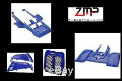 New Yamaha Banshee Yfz 350 Dark Blue Race Front And Rear Fender Complete Set