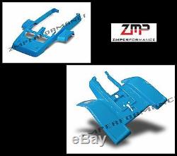 New Yamaha Banshee Yfz 350 Electric Blue Race Front And Rear Fender Set Plastic