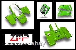 New Yamaha Banshee Yfz 350 Green Complete Plastic Set Fender Kit Front And Rear
