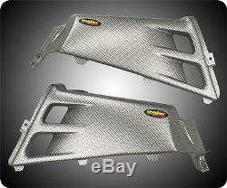 New Yamaha Banshee Yfz 350 Plastic Black Carbon Fiber Gas Tank Cover Plastics