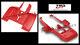 New Yamaha Banshee Yfz 350 Red Race Front And Rear Fender Set Plastic