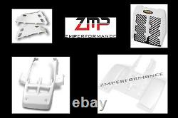 New Yamaha Banshee Yfz 350 White Race Front And Rear Fender Complete Set