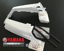 OEM Yamaha Banshee gas tank panels plastic fenders covers WHITE / molding liner