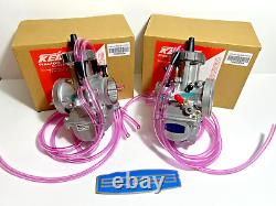 Pair Of Keihin Yamaha Banshee 350 35mm 35 mm PWK Carb Set Carbs With Jets New