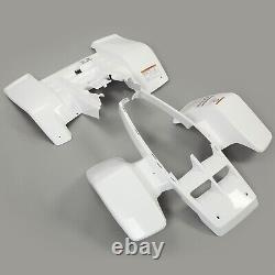 Pair WHITE Front&Rear Fenders Plastic Body Fits 1987-2006 Yamaha Banshee YFZ350